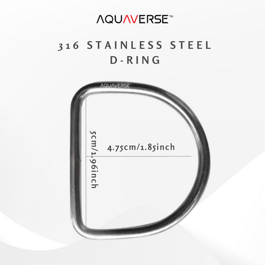 Aquaverse 316 Stainless Steel D-Ring