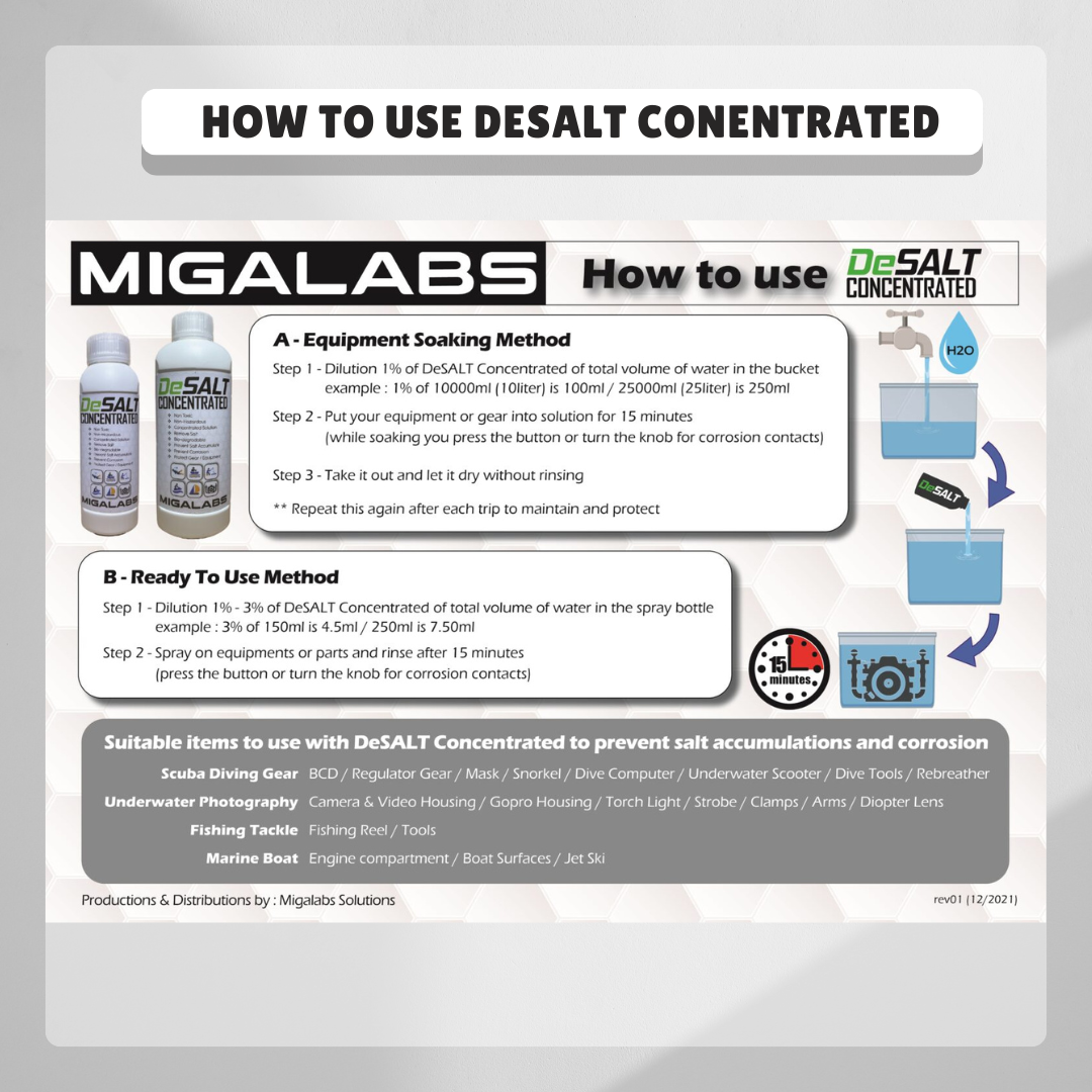 MIGALABS Desalt Concentrated