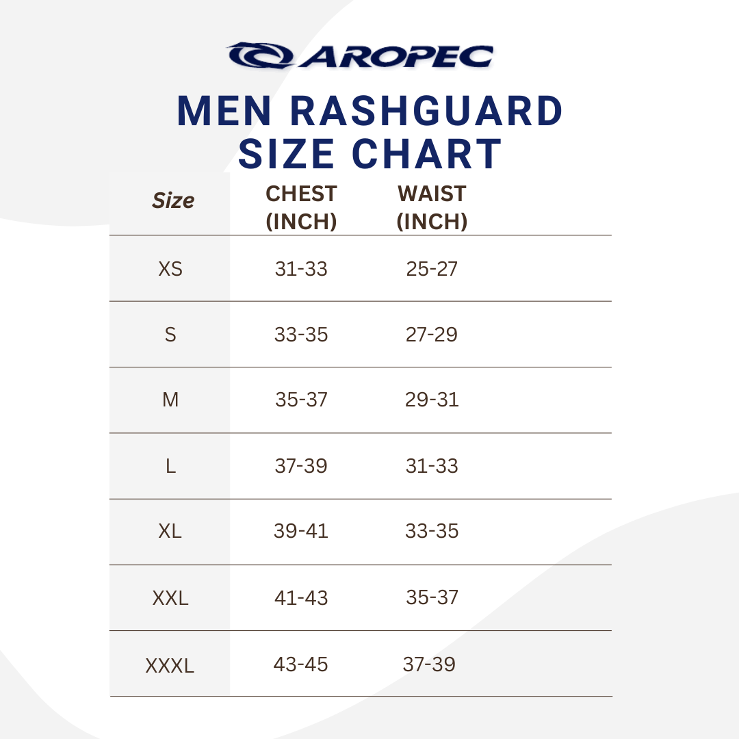 Aropec Men Lycra Long Sleeve Rash Guard Plain