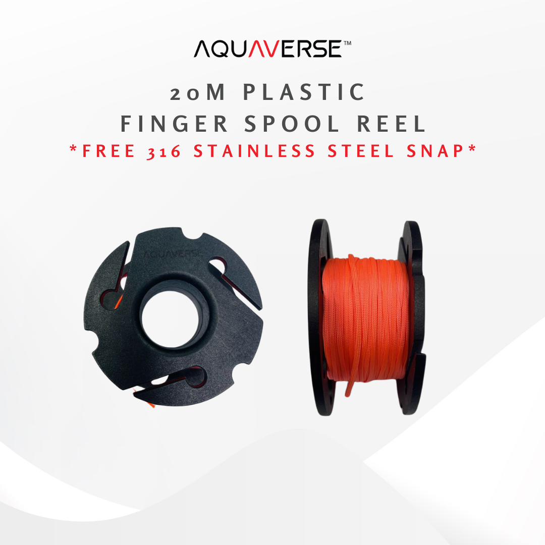 Aquaverse 20m Plastic Spool Reel
