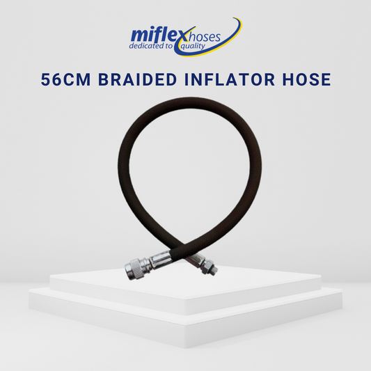 Miflex 56cm Braided Inflator/BCD Hose