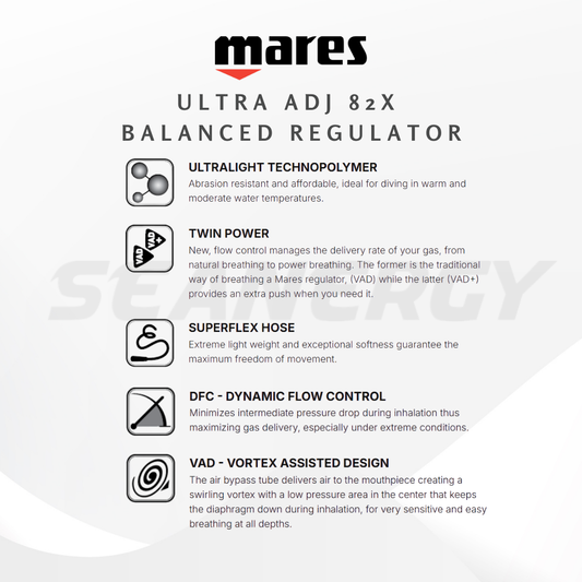 Mares Ultra ADJ 82X 平衡调节器