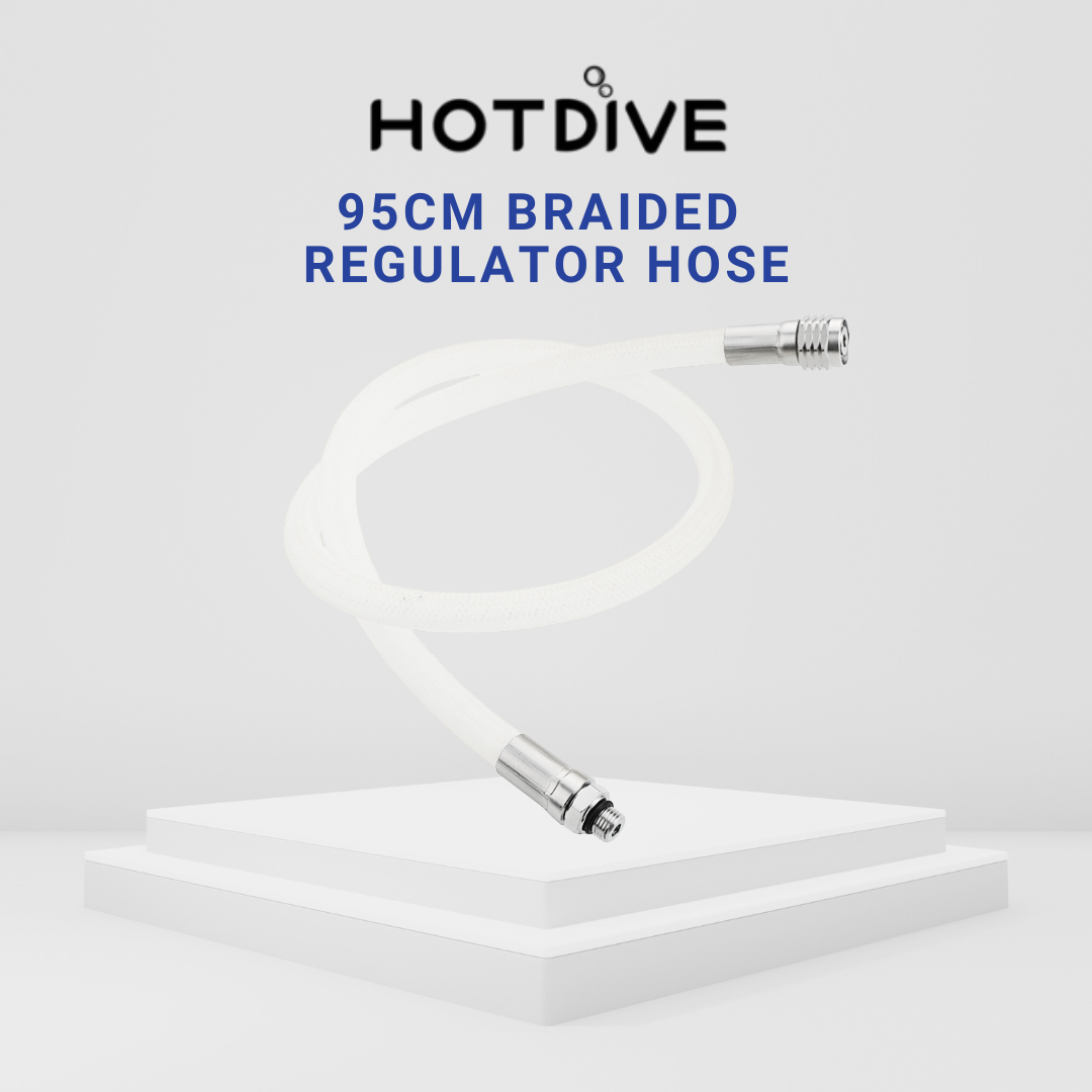 Hotdive 95cm Braided Regulator Hose