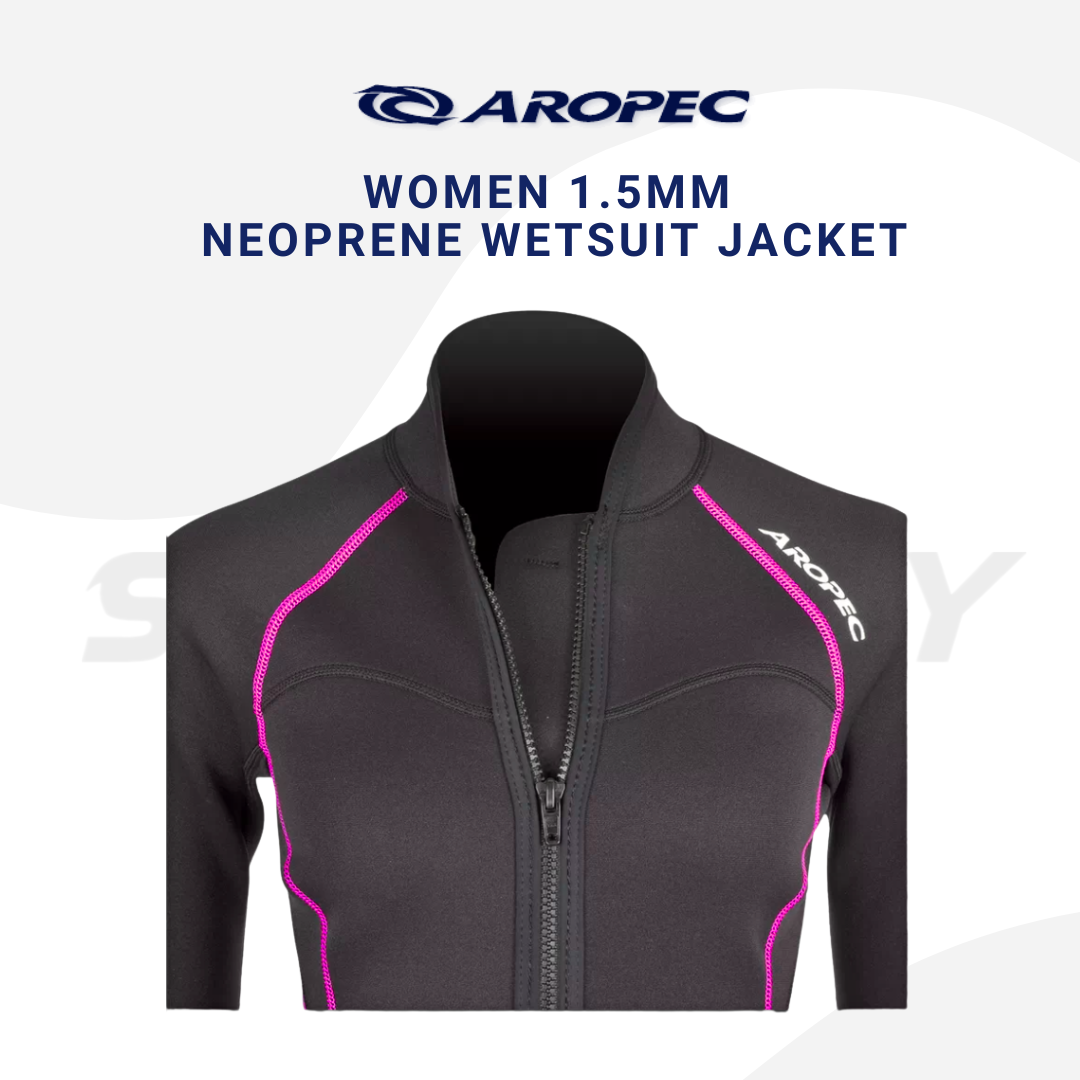 Aropec Women 1.5mm Neoprene Wetsuit Jacket