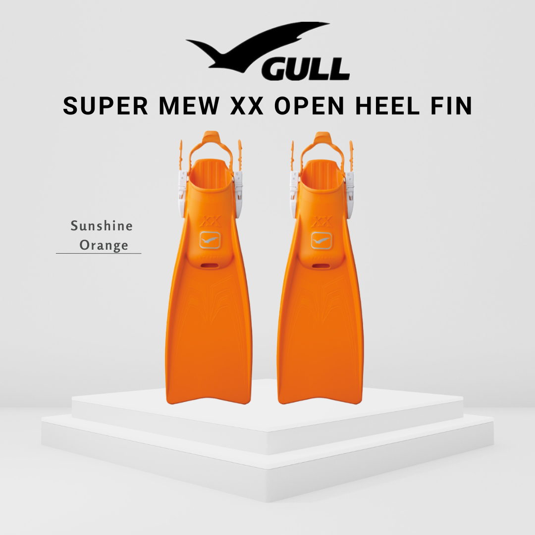 Gull Super Mew XX Open Heel Fins