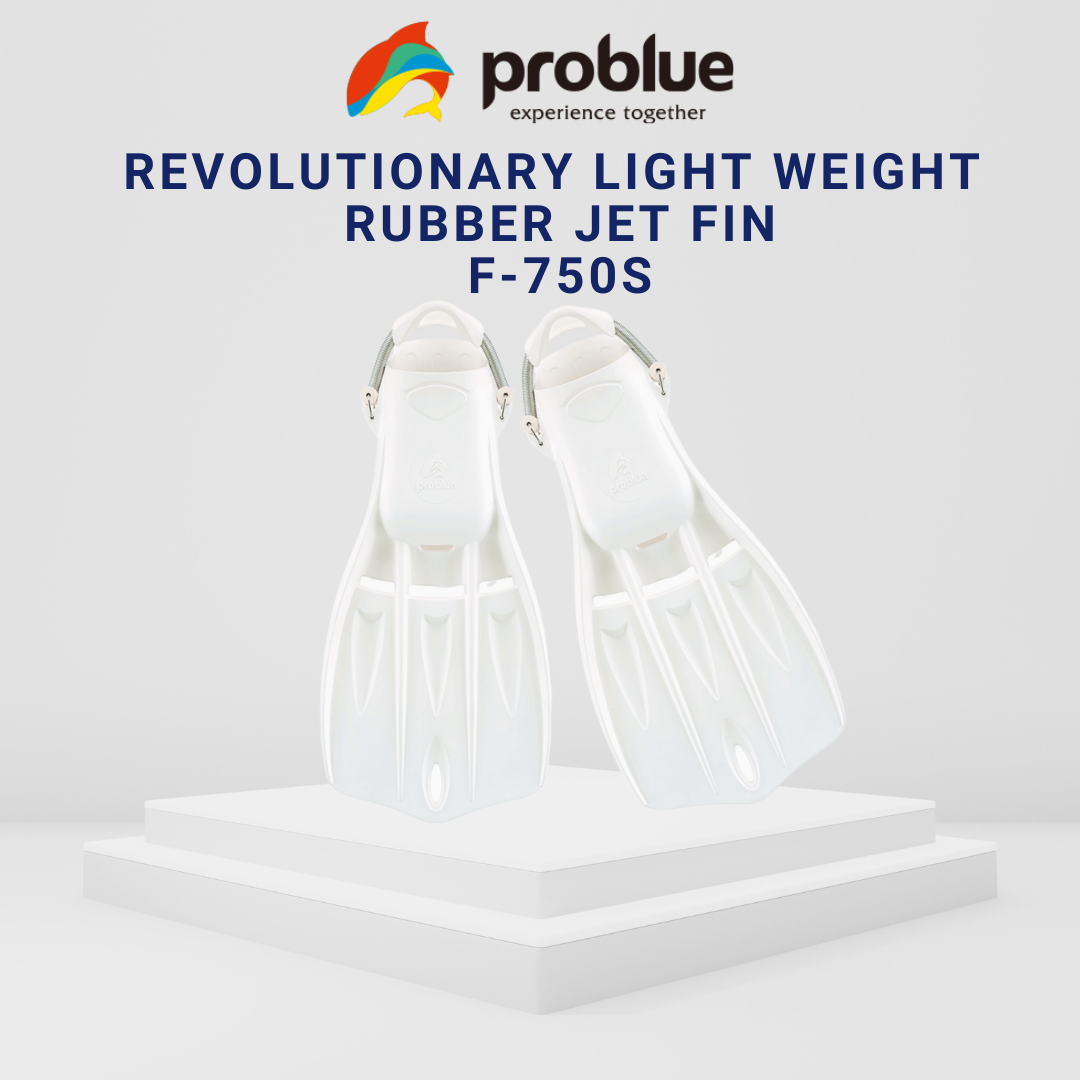 Problue Revolutionary Light Weight Rubber Light Jet Fins