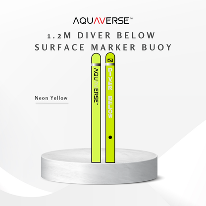 Aquaverse 1.2m Diver Below Surface Marker Buoy(SMB)