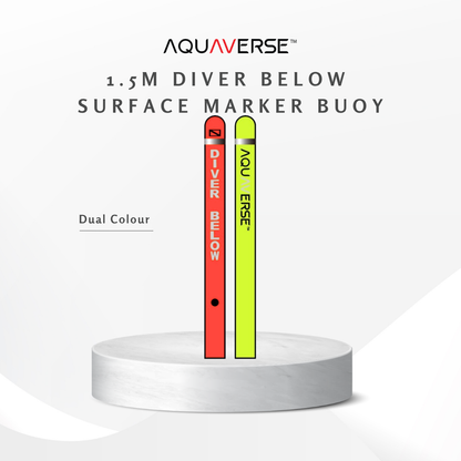 Aquaverse 1.5m Diver Below Surface Marker Buoy(SMB)