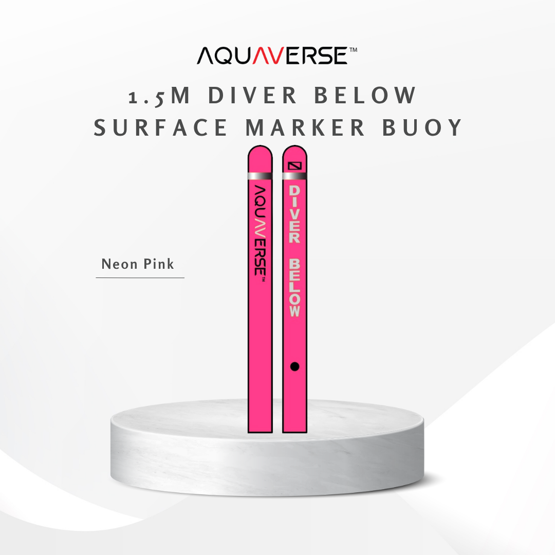 Aquaverse 1.5m Diver Below Surface Marker Buoy(SMB)