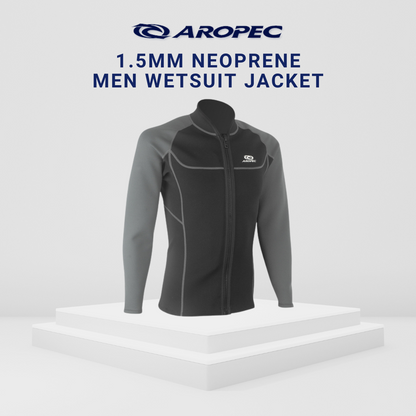 Aropec Men 1.5mm Neoprene Wetsuit Jacket