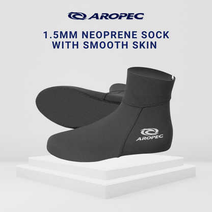 Aropec 1.5mm Neoprene Smooth Skin Socks