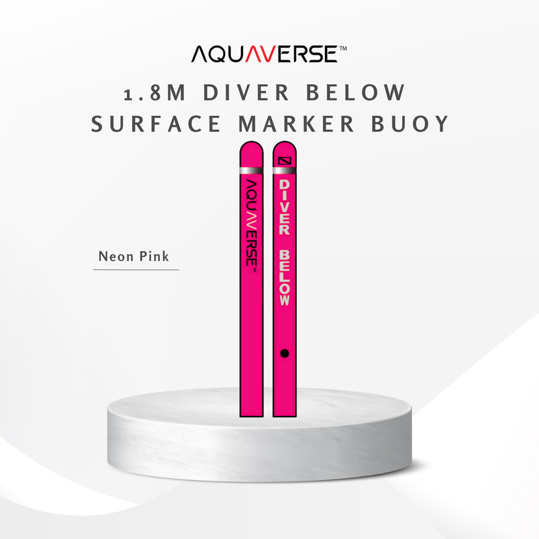 Aquaverse 1.8m Diver Below Surface Marker Buoy(SMB)