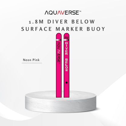 Aquaverse 1.8m Diver Below Surface Marker Buoy(SMB)