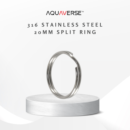 Aquaverse 316 Stainless Steel 20mm/30mm Split Ring
