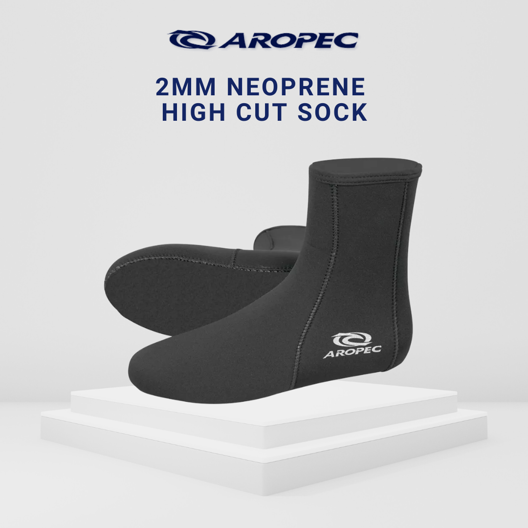 Aropec 2mm Neoprene High Cut Socks