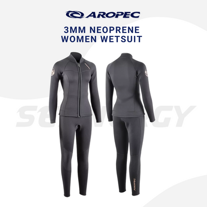 Aropec Women 3mm Neoprene Wetsuit Jacket