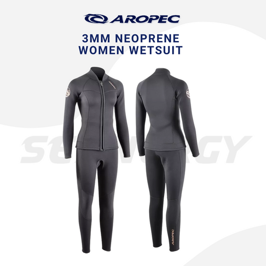 Aropec Women 3mm Neoprene Wetsuit Jacket