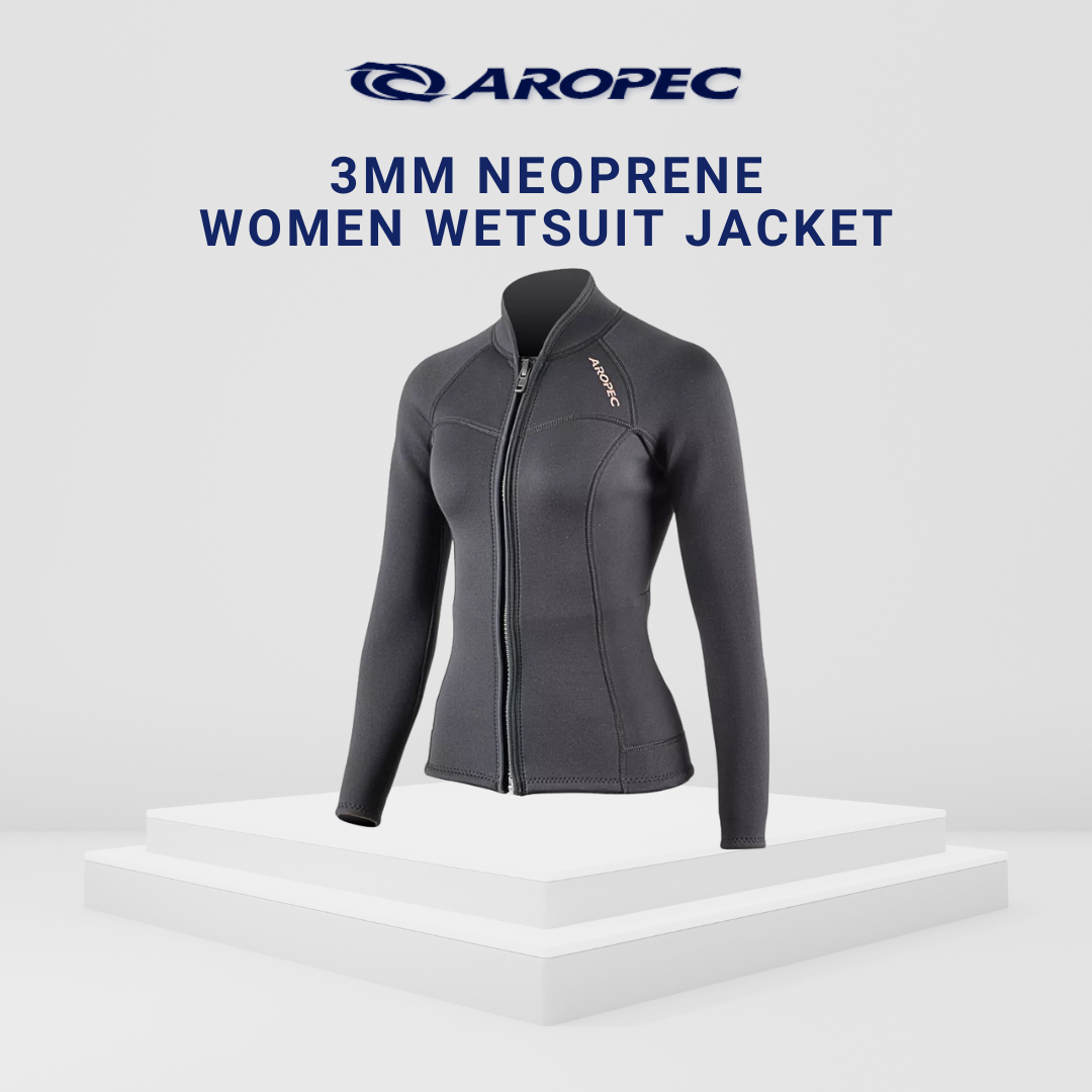 Aropec Women 3mm Neoprene Wetsuit Jacket