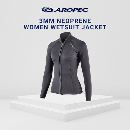 Aropec Women 3mm Neoprene Wetsuit Jacket