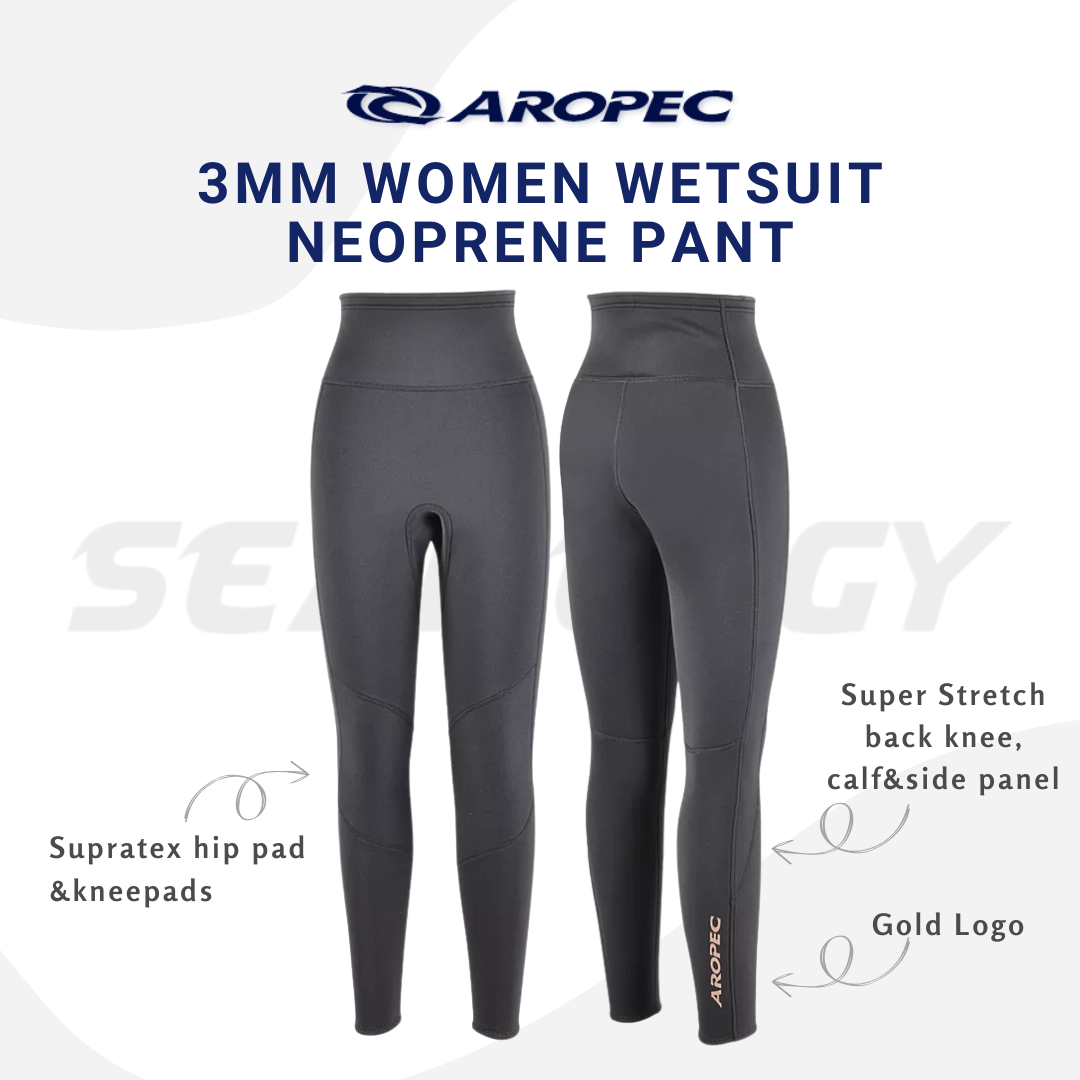 Aropec Women 3mm Neoprene Wetsuit Pants