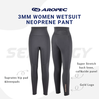 Aropec Women 3mm Neoprene Wetsuit Pants
