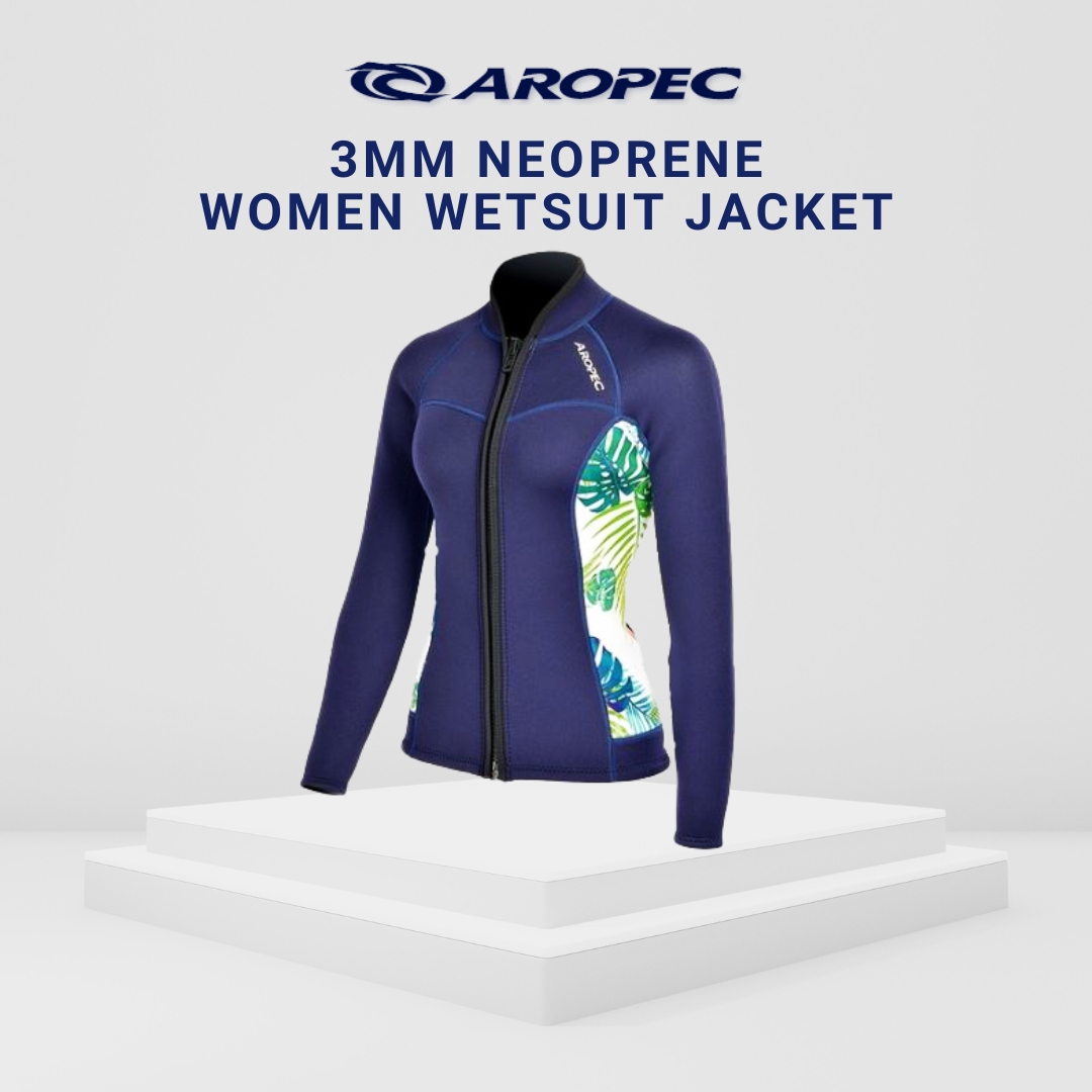 Aropec Women 3mm Neoprene Wetsuit Jacket
