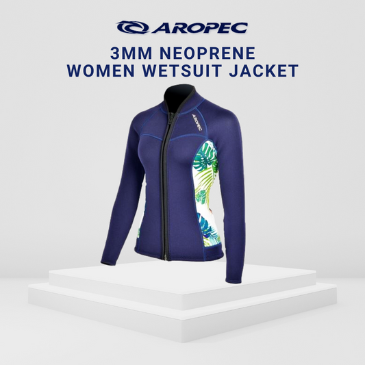 Aropec Women 3mm Neoprene Wetsuit Jacket