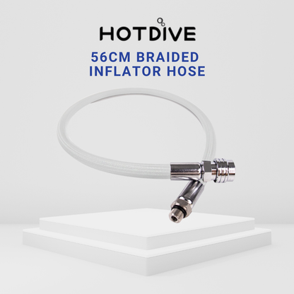 Miflex 56cm Braided Inflator/BCD Hose