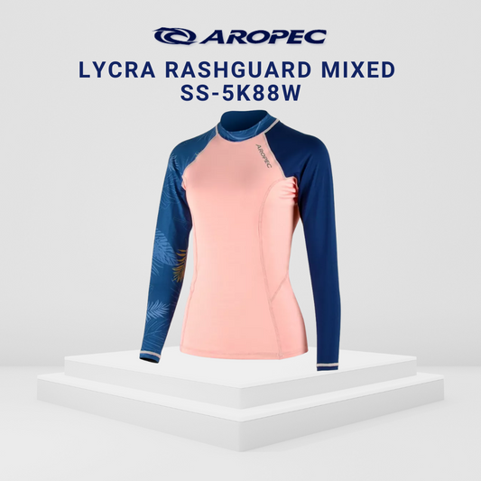 Aropec Women Lycra Long Sleeve Rash Guard Mixed Colours