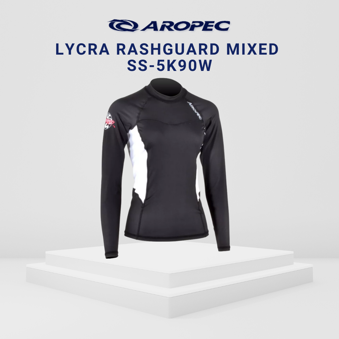 Aropec Women Lycra Long Sleeve Rash Guard Mixed Colours