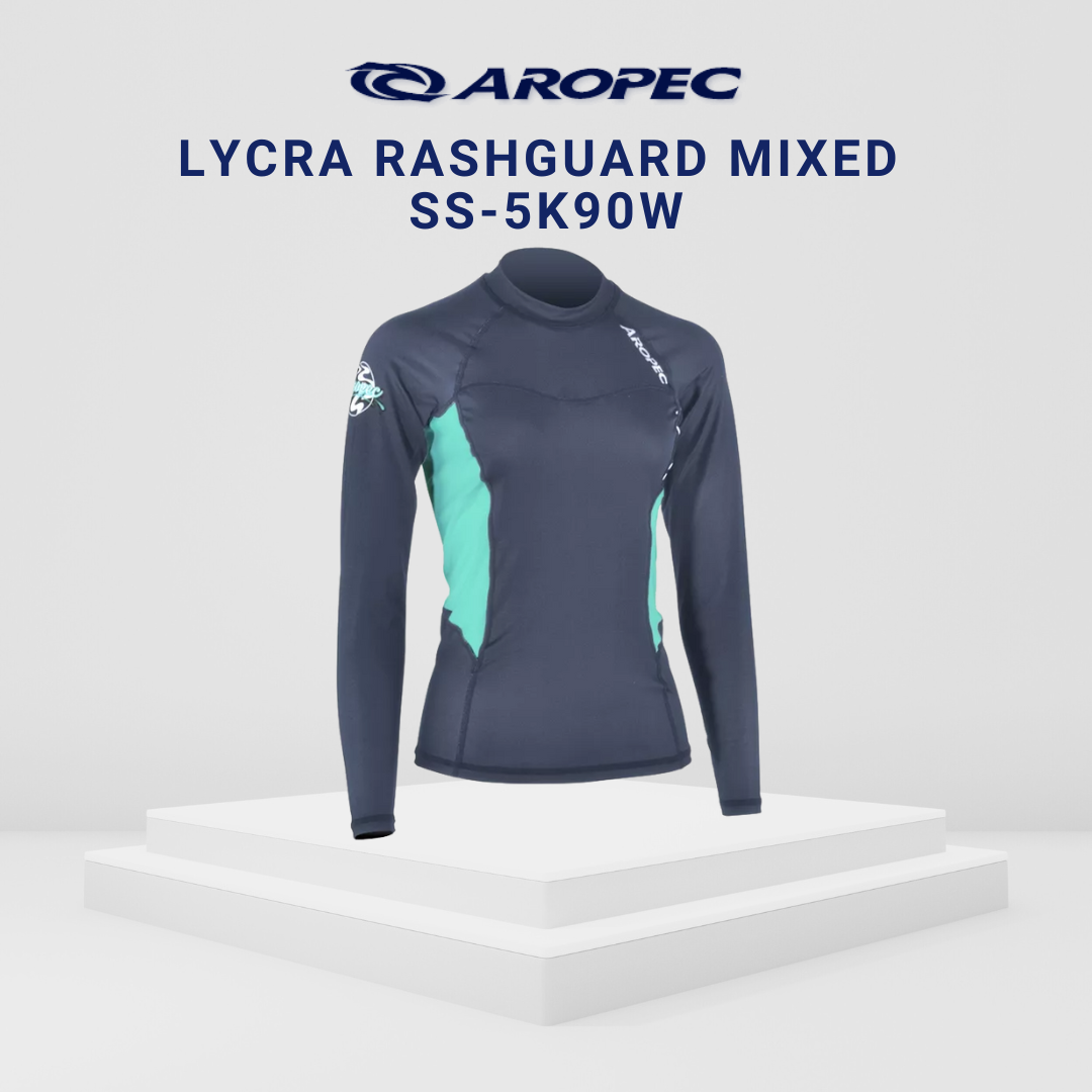 Aropec Women Lycra Long Sleeve Rash Guard Mixed Colours