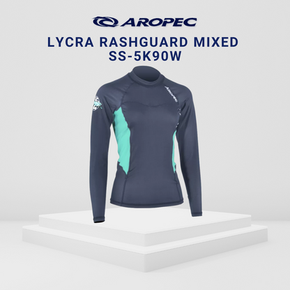 Aropec Women Lycra Long Sleeve Rash Guard Mixed Colours