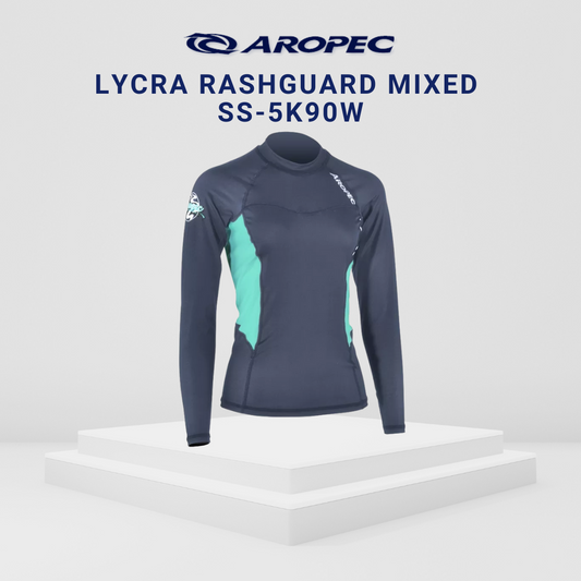 Aropec Women Lycra Long Sleeve Rash Guard Mixed Colours