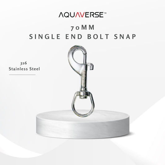 Aquaverse 316 Stainless Steel Single Bolt Snap