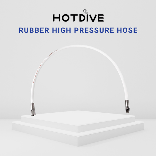Hotdive 80cm Rubber High Pressure Hose