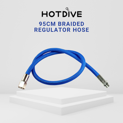 Hotdive 95cm Braided Regulator Hose
