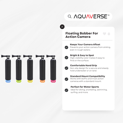 Aquaverse Floating Bobber For Action Camera