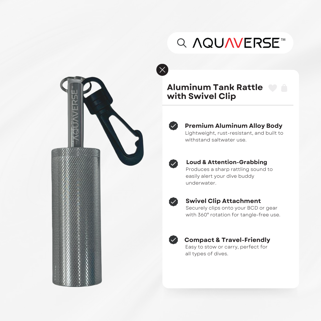 Aquaverse Aluminium Tank Rattle