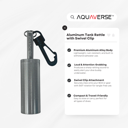 Aquaverse Aluminium Tank Rattle