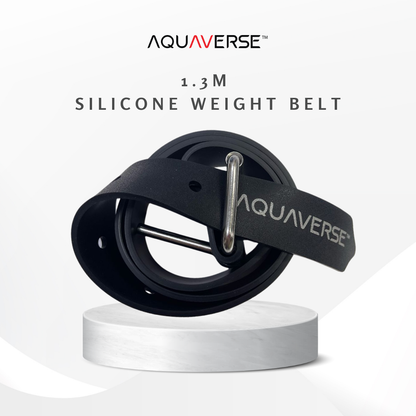 Aquaverse 1.3m Freediving Silicone Weight Belt