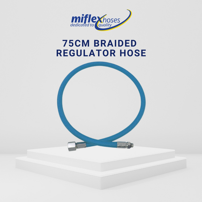 Miflex 75cm Braided Regulator Hose