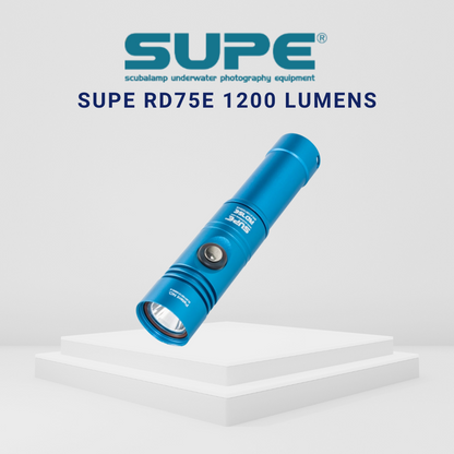 SUPE RD75E 1200 Lumens Dive Torch