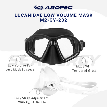Aropec GY232 Low Volume Freediving Mask