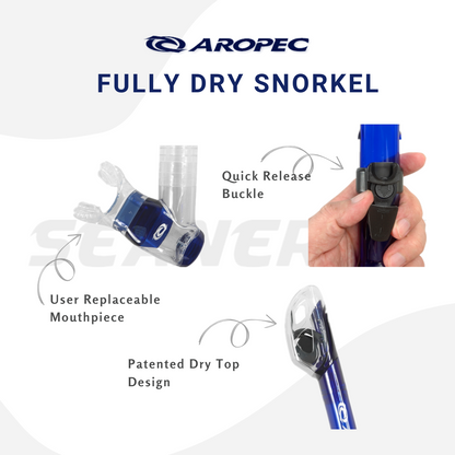 Aropec Fully Dry Snorkel