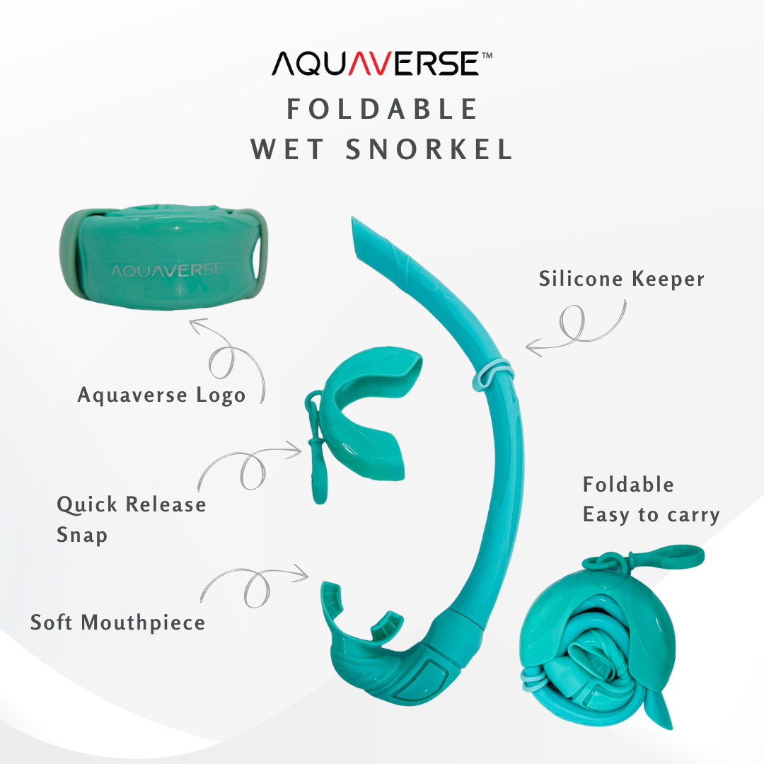 Aquaverse Foldable Wet Snorkel