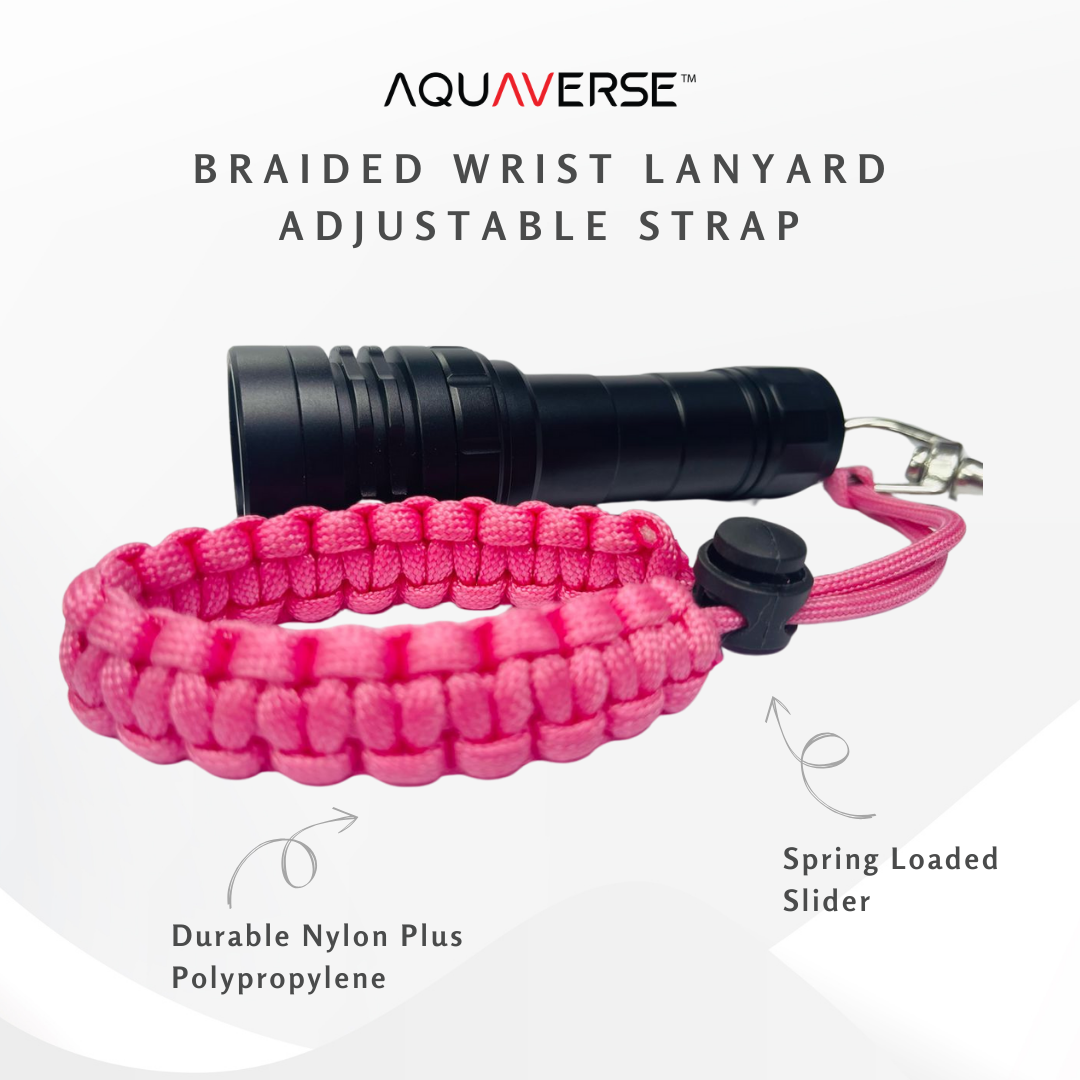 Aquaverse Handmade Braided Wrist Lanyard