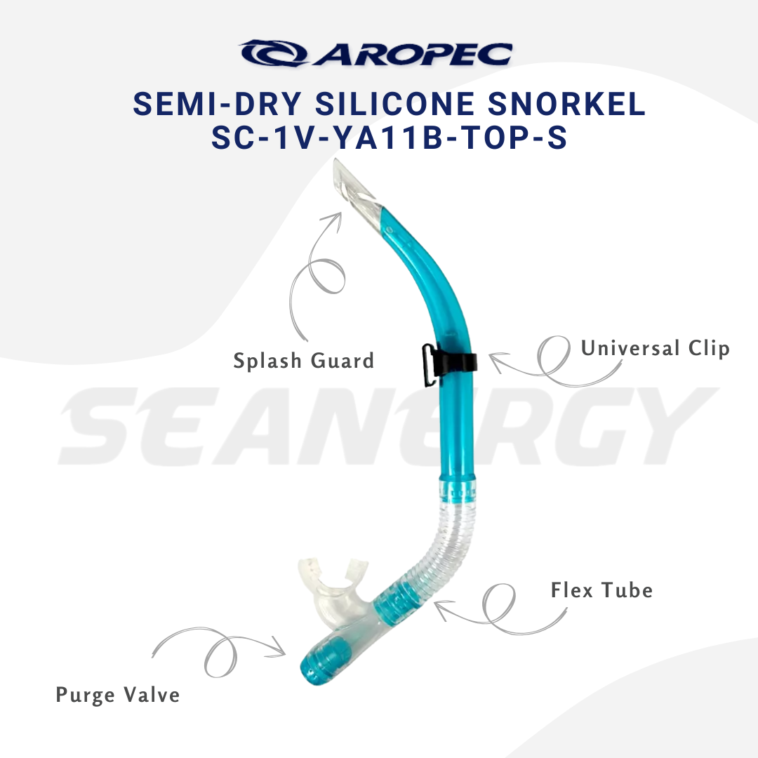 Aropec YA11B Semi Dry Silicone Snorkel