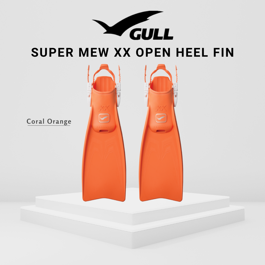 Gull Super Mew XX Open Heel Fins