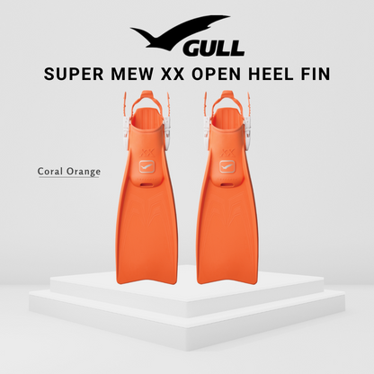 Gull Super Mew XX Open Heel Fins