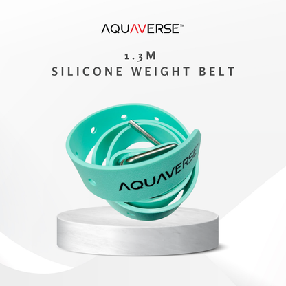 Aquaverse 1.3m Freediving Silicone Weight Belt